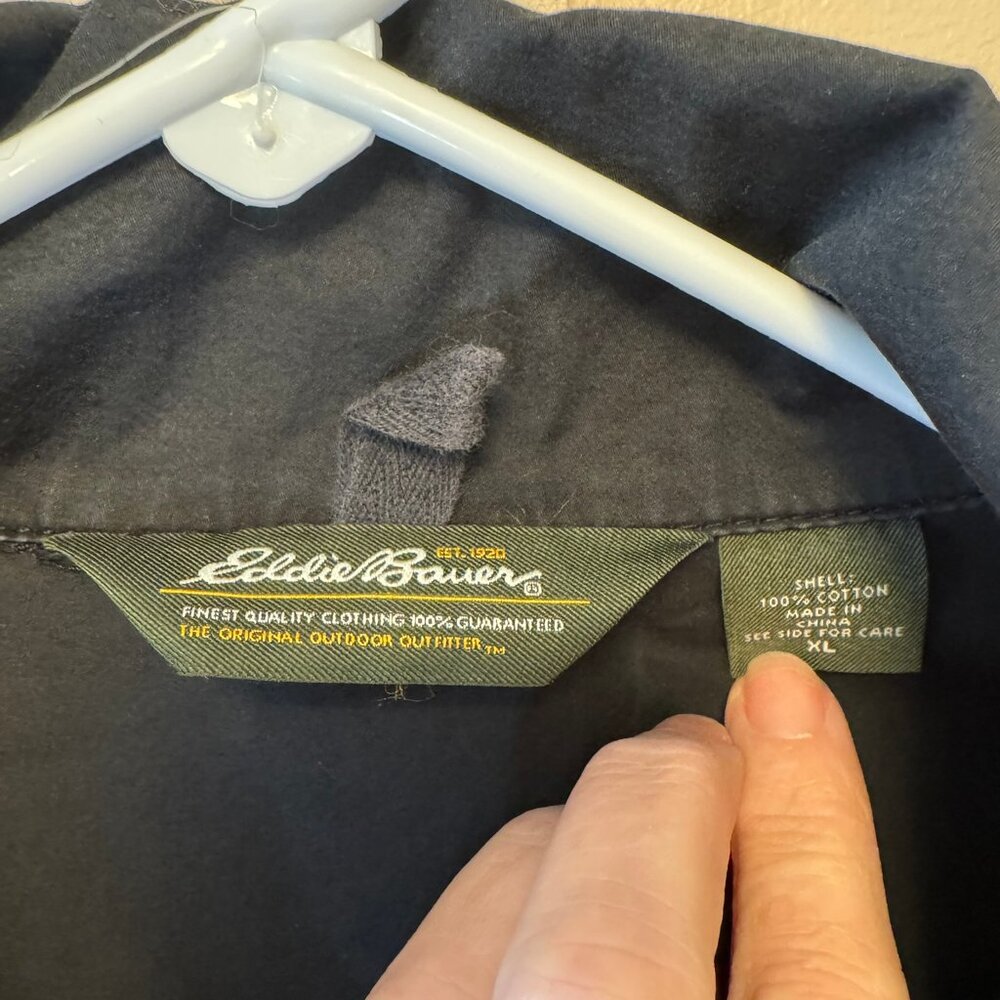 Eddie Bauer Black Utility Jacket - Size XL - Picture 5 of 6